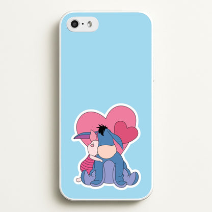 Donkey and Pig Valentine's  - Disney Valentine's Phone Case for iPhone 5 / 5s / SE 2016