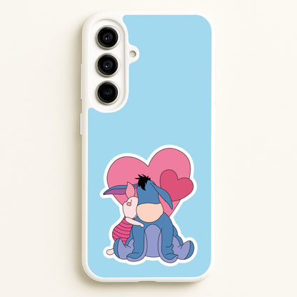 Donkey and Pig Valentine's  - Disney Valentine's Phone Case for Galaxy A56