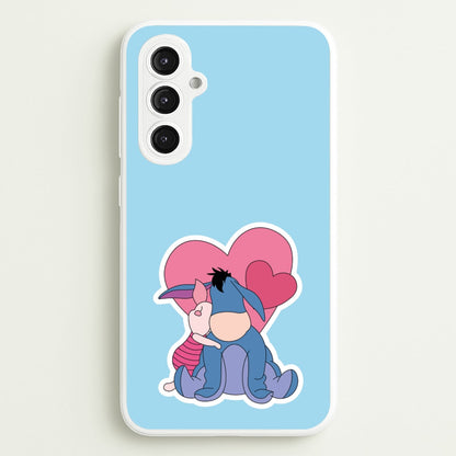 Donkey and Pig Valentine's  - Disney Valentine's Phone Case for Galaxy S23FE
