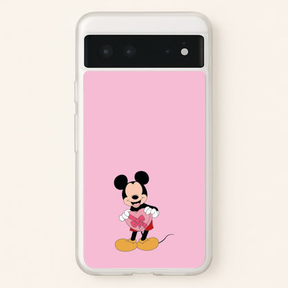 Mickey's Gift Valentine's  - Disney Valentine's Phone Case for Google Pixel 6
