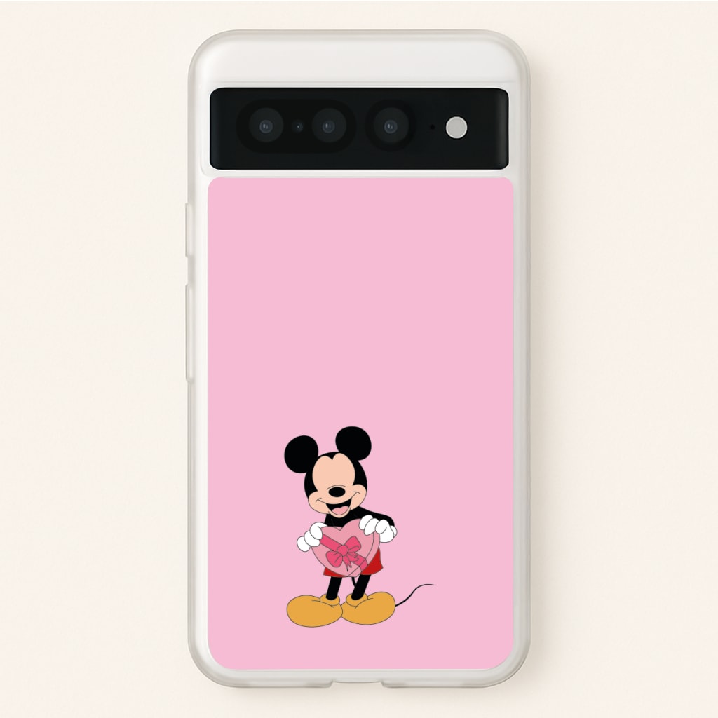 Mickey's Gift Valentine's  - Disney Valentine's Phone Case for Google Pixel 7 Pro