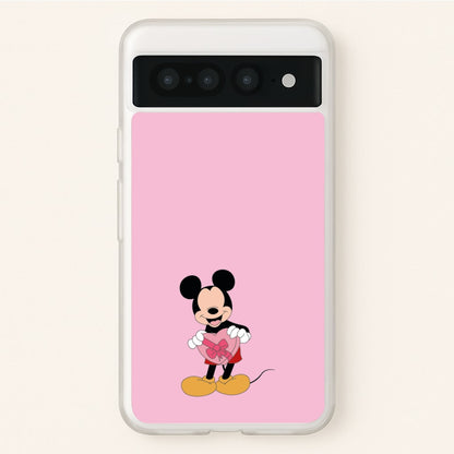 Mickey's Gift Valentine's  - Disney Valentine's Phone Case for Google Pixel 7 Pro