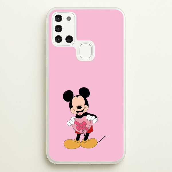 Mickey's Gift Valentine's  - Disney Valentine's Phone Case for Galaxy A21s