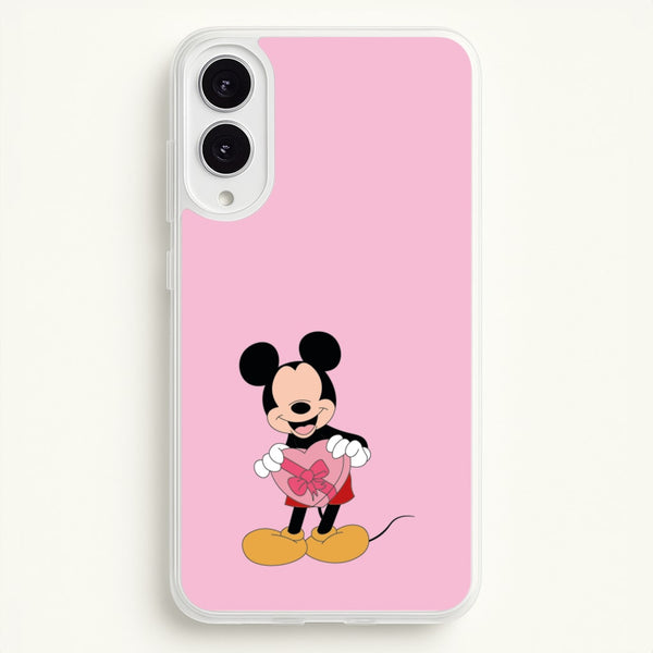 Mickey's Gift Valentine's  - Disney Valentine's Phone Case for Galaxy S25 Edge