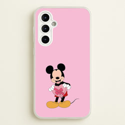Mickey's Gift Valentine's  - Disney Valentine's Phone Case for Galaxy A54
