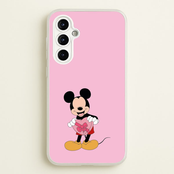 Mickey's Gift Valentine's  - Disney Valentine's Phone Case for Galaxy A54