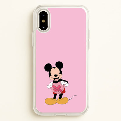 Mickey's Gift Valentine's  - Disney Valentine's Phone Case for iPhone X / XS