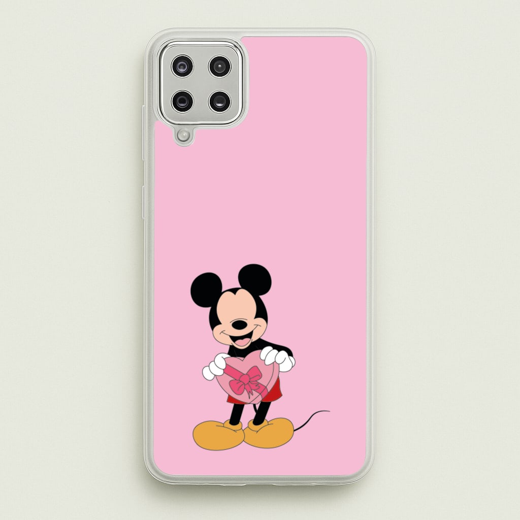 Mickey's Gift Valentine's  - Disney Valentine's Phone Case for Galaxy A12
