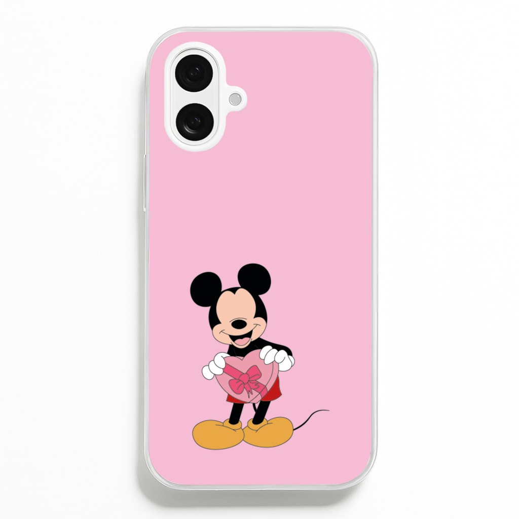 Mickey's Gift Valentine's  - Disney Valentine's Phone Case for iPhone 16 Plus