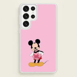 Mickey's Gift Valentine's  - Disney Valentine's Phone Case for Galaxy S22 Ultra