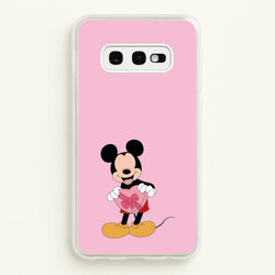 Mickey's Gift Valentine's  - Disney Valentine's Phone Case for Galaxy S10e