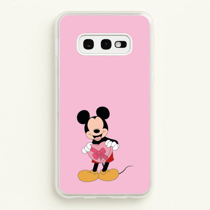 Mickey's Gift Valentine's  - Disney Valentine's Phone Case for Galaxy S10e