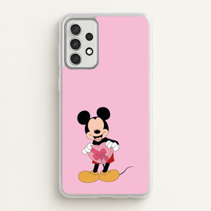 Mickey's Gift Valentine's  - Disney Valentine's Phone Case for Galaxy A52 / A52s