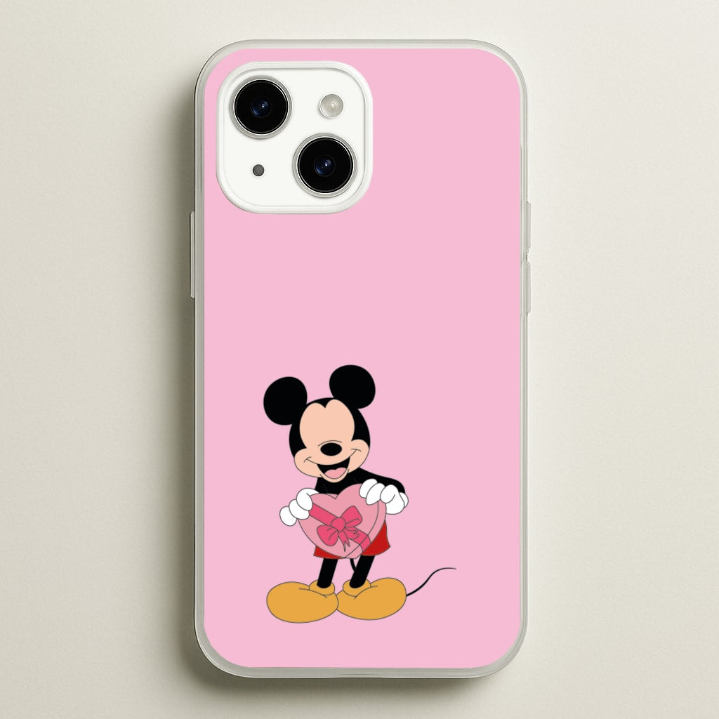 Mickey's Gift Valentine's  - Disney Valentine's Phone Case for iPhone 15 Plus