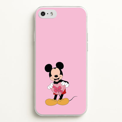 Mickey's Gift Valentine's  - Disney Valentine's Phone Case for iPhone 5 / 5s / SE 2016