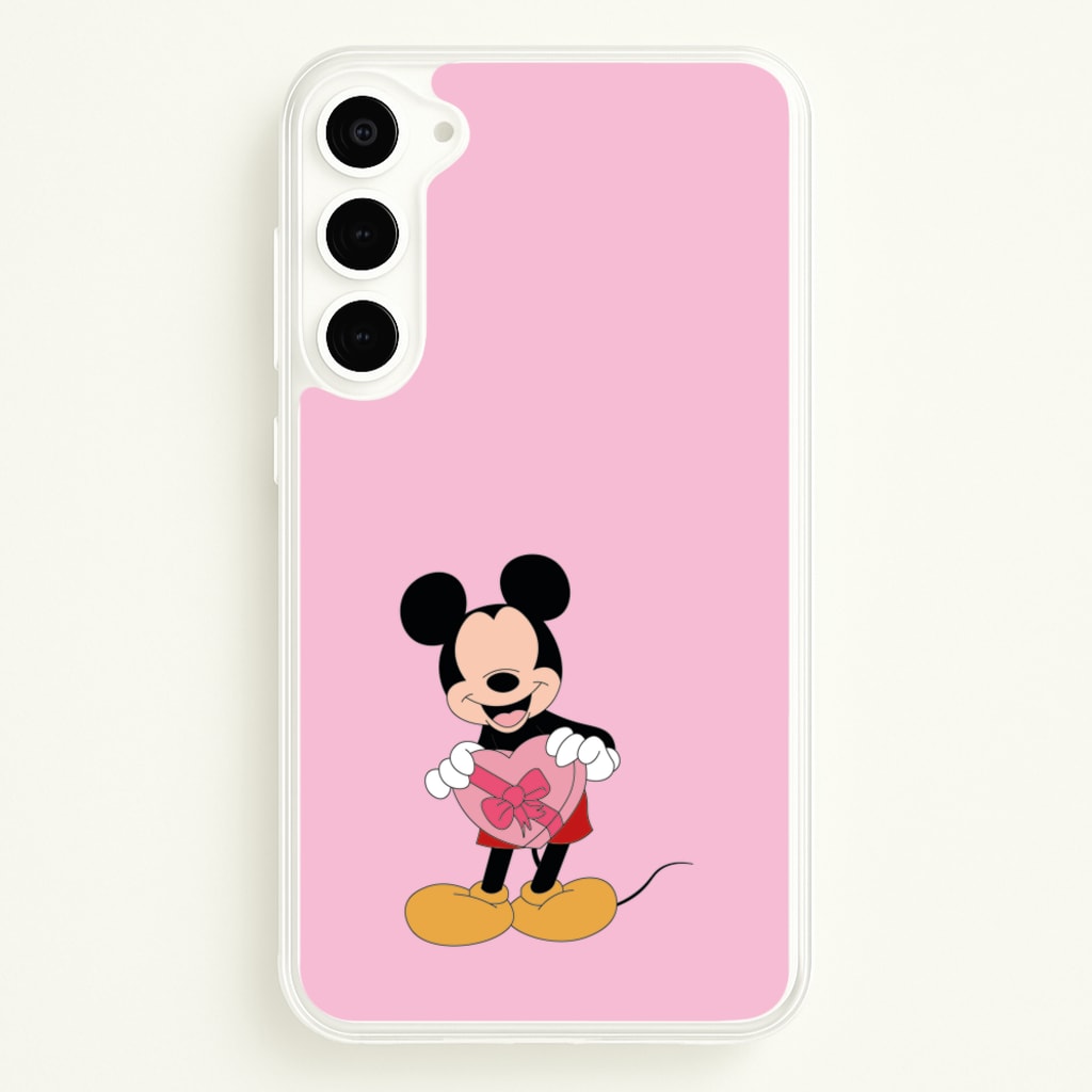 Mickey's Gift Valentine's  - Disney Valentine's Phone Case for Galaxy S23
