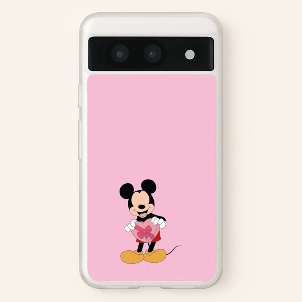 Mickey's Gift Valentine's  - Disney Valentine's Phone Case for Google Pixel 8a