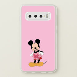 Mickey's Gift Valentine's  - Disney Valentine's Phone Case for Galaxy S10