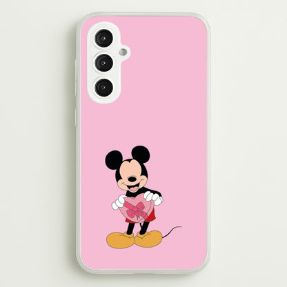 Mickey's Gift Valentine's  - Disney Valentine's Phone Case for Galaxy S23FE
