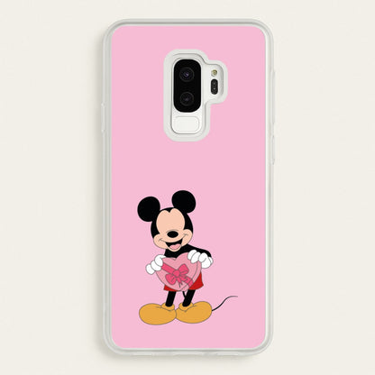 Mickey's Gift Valentine's  - Disney Valentine's Phone Case for Galaxy S9 Plus