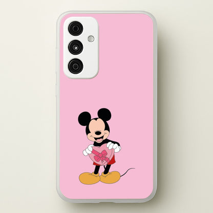 Mickey's Gift Valentine's  - Disney Valentine's Phone Case for Galaxy A15