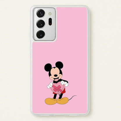 Mickey's Gift Valentine's  - Disney Valentine's Phone Case for Galaxy Note 20 Ultra