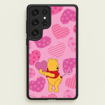 Cupid Pooh Valentine's  - Disney Valentine's Phone Case for Galaxy S23 Ultra