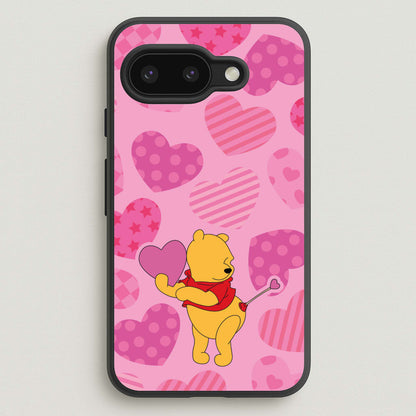 Cupid Pooh Valentine's  - Disney Valentine's Phone Case for Google Pixel 9a