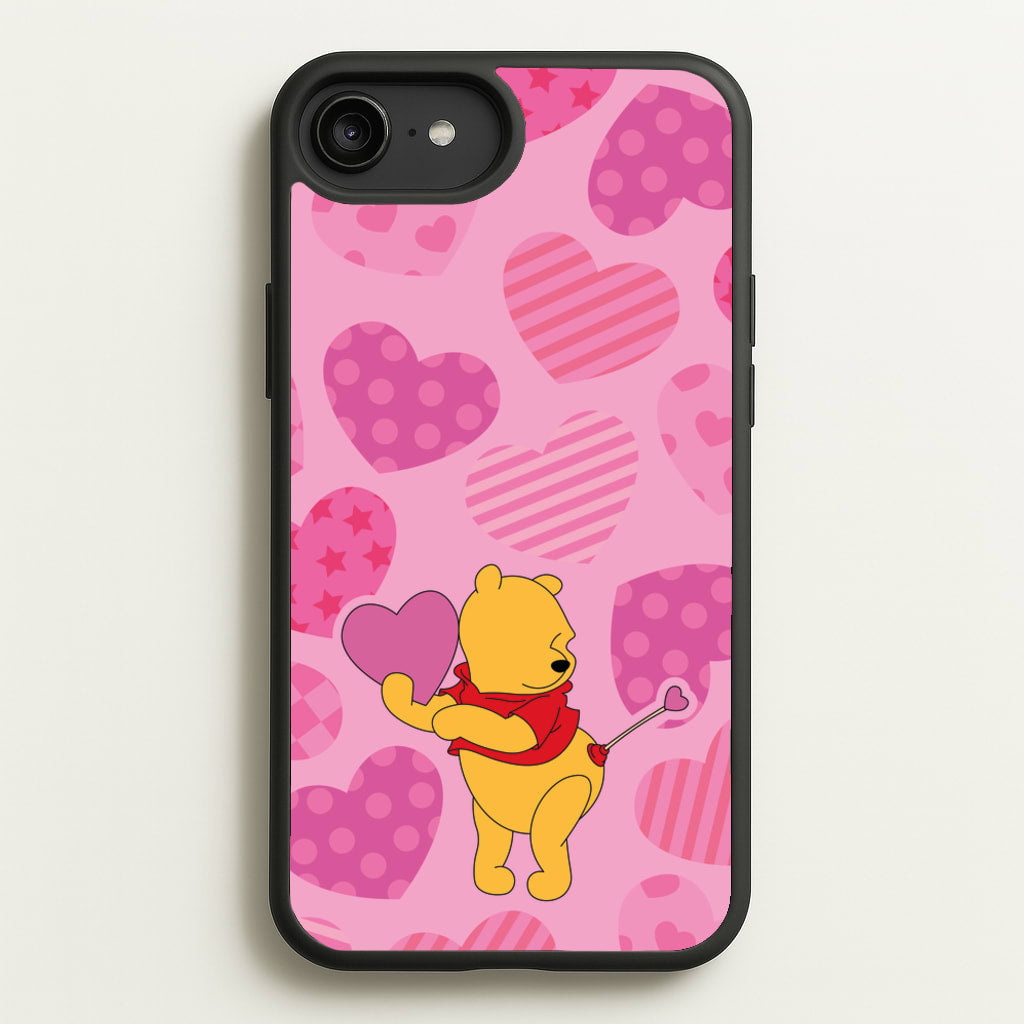 Cupid Pooh Valentine's  - Disney Valentine's Phone Case for iPhone 6 Plus / 7 Plus / 8 Plus