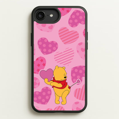 Cupid Pooh Valentine's  - Disney Valentine's Phone Case for iPhone 6 Plus / 7 Plus / 8 Plus