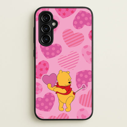 Cupid Pooh Valentine's  - Disney Valentine's Phone Case for Galaxy A54