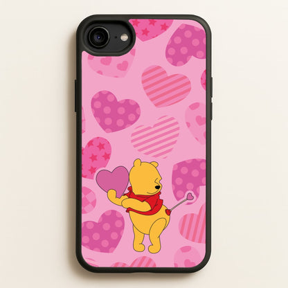 Cupid Pooh Valentine's  - Disney Valentine's Phone Case for iPhone 6 / 7 / 8 / SE