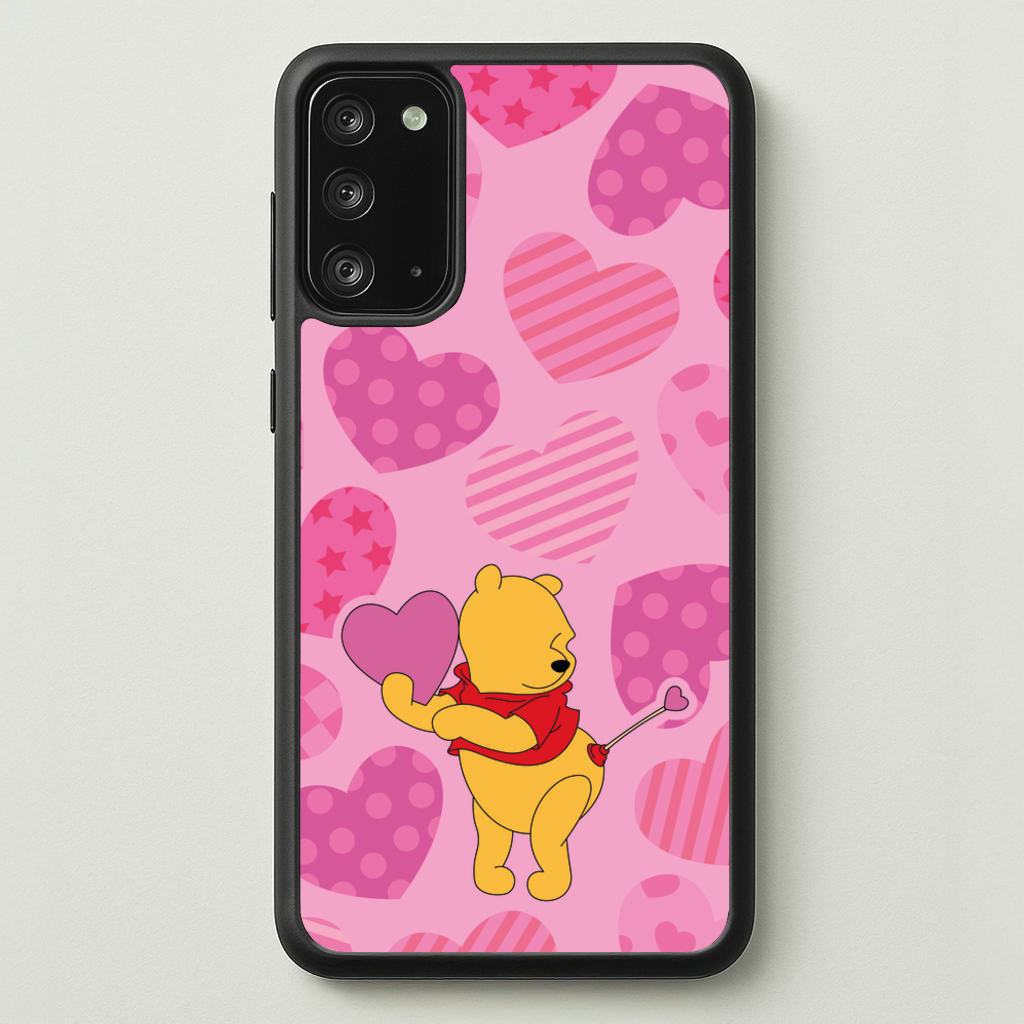 Cupid Pooh Valentine's  - Disney Valentine's Phone Case for Galaxy Note 20