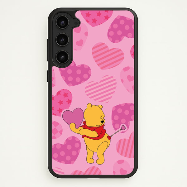 Cupid Pooh Valentine's  - Disney Valentine's Phone Case for Galaxy S23