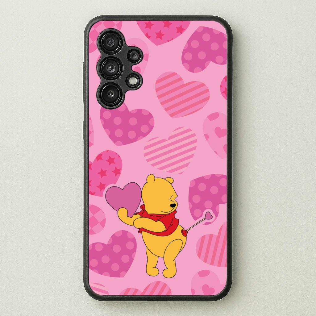 Cupid Pooh Valentine's  - Disney Valentine's Phone Case for Galaxy A13