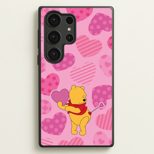Cupid Pooh Valentine's  - Disney Valentine's Phone Case for Galaxy S25 Ultra