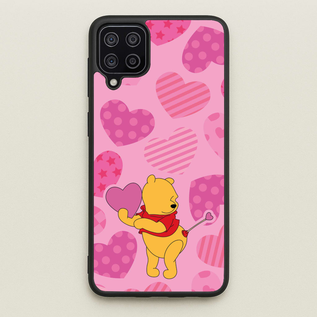 Cupid Pooh Valentine's  - Disney Valentine's Phone Case for Galaxy A12