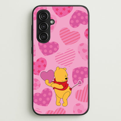 Cupid Pooh Valentine's  - Disney Valentine's Phone Case for Galaxy S23FE