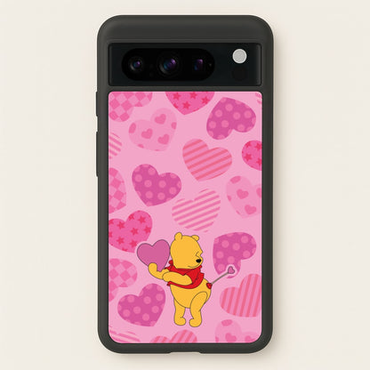 Cupid Pooh Valentine's  - Disney Valentine's Phone Case for Google Pixel 8 Pro