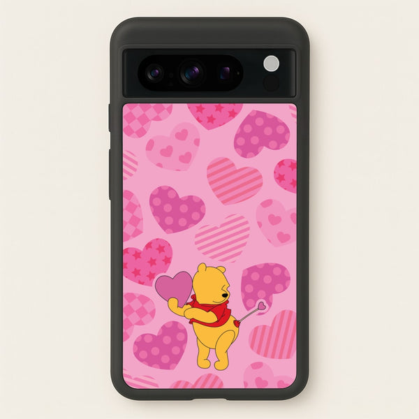 Cupid Pooh Valentine's  - Disney Valentine's Phone Case for Google Pixel 8 Pro