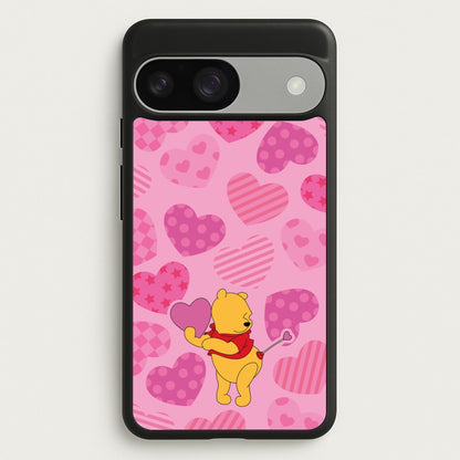 Cupid Pooh Valentine's  - Disney Valentine's Phone Case for Google Pixel 9 / 9 Pro