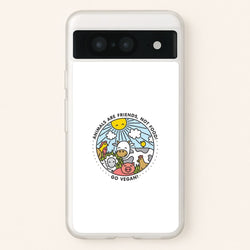Animals Are Friends, Not Food - Vegan  - Vegan Phone Case for Google Pixel 8