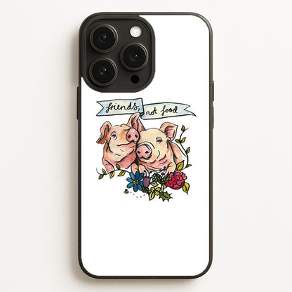 Friends Not Food - Vegan  - Vegan Phone Case for iPhone 16 Pro Max