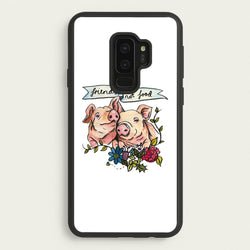 Friends Not Food - Vegan  - Vegan Phone Case for Galaxy S9 Plus