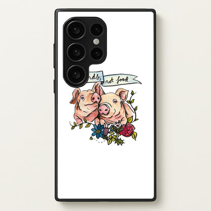 Friends Not Food - Vegan  - Vegan Phone Case for Galaxy S24 Ultra