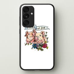 Friends Not Food - Vegan  - Vegan Phone Case for Galaxy A55