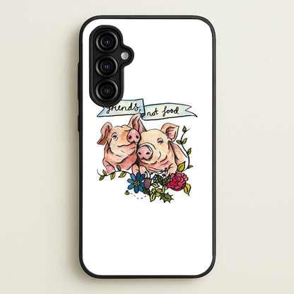 Friends Not Food - Vegan  - Vegan Phone Case for Galaxy A54