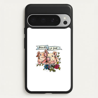 Friends Not Food - Vegan  - Vegan Phone Case for Google Pixel 9 Pro XL