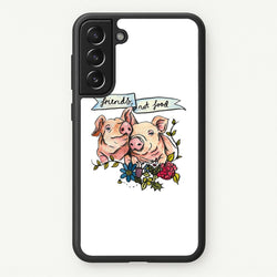 Friends Not Food - Vegan  - Vegan Phone Case for Galaxy S21 Plus