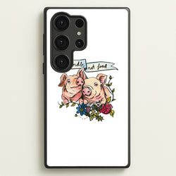 Friends Not Food - Vegan  - Vegan Phone Case for Galaxy S25 Ultra